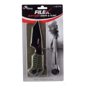 Set Cutit Filex Survivor Knife Cu Amnar Magnesiu