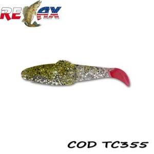 Shad Relax Diamond Tricolor 7.5cm 10buc/plic TC355