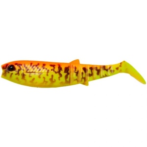 Shad Savage Gear Cannibal Shad 8cm 4 buc/plic Burbot Golden Ambulance