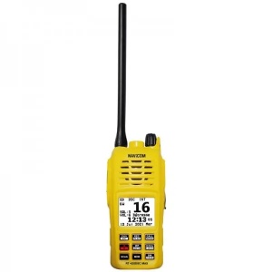 Statie VHF portabila Navicom RT420+ MAX 6W cu lanterna flashlight etanseitate IPX8 corp plutitor si baterie Li-Po 1700mAh.