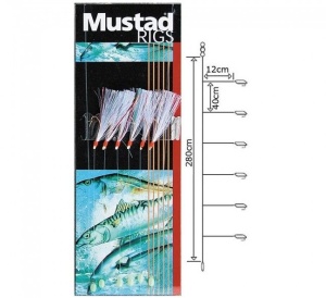 Taparina Mustad Rainbow Flasher Nr 4 5buc/plic