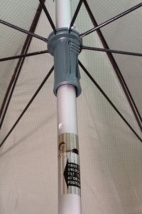 Umbrelă Delphin PVC Verde Cu Perete Lateral Extins 250cm - Img 3