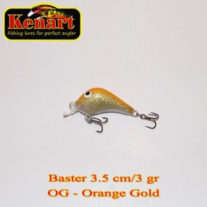 Vobler Kenart Baster 3.5cm 3g Sinking Orange Gold