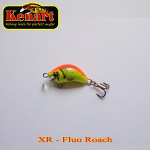 Vobler Kenart Hunter 2cm 1.5g floating Fluo Roach