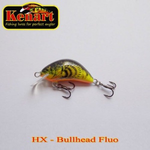 Vobler Kenart Hunter 4cm 4g F Bullhead Fluo