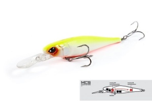 Vobler Lucky John Kubira 110 Plus One 11cm Floating 315 - Img 2