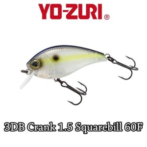 Vobler Yo-Zuri 3DB Crank 1.5 Squarebill 6cm 14g Floating GZSH - Img 2