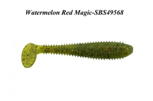Bass Assassin Litle Boss 9cm Watermelon Red Glitter