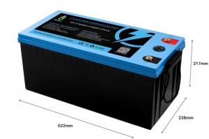 Baterie Elker LiFePO4 Lithium Battery 12v 200Ah Cu BMS Si LCD Indicator - Img 2