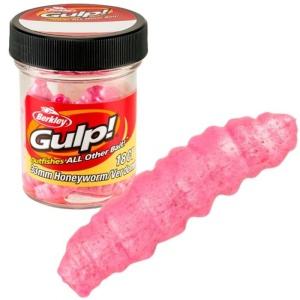 Berkley Gulp!® Honey Worm 33mm Bubblegum