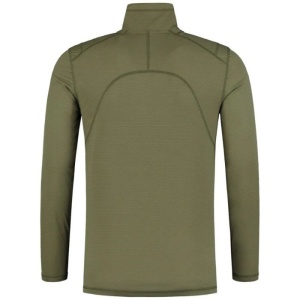 Bluza Korda Kool Quick Dry Long Sleeve Zip Neck Olive Green - Img 2
