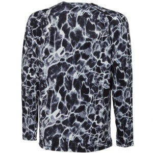 Bluza UV Savage Gear Long Sleeve T-Shirt Black Waterprint - Img 2