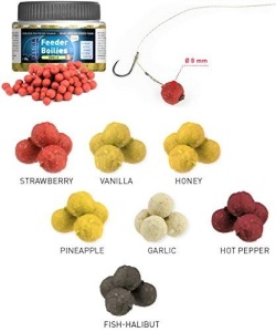 Boilies Carp Zoom Feeder Competition Method 12mm 40g Capsuna
