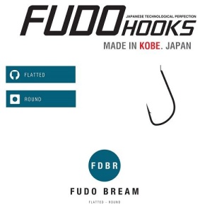 Carlig Fudo Bream Yamame Black Nickel