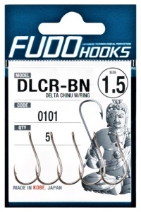 Carlig Fudo Delta Chinu W Ring Black Nickel - Img 2
