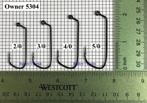 Cârlige jig Owner 5304 Deep Throat Wide Gap cu vârf Cutting Point și finisaj anticoroziv, ambalaj 50 buc/plic