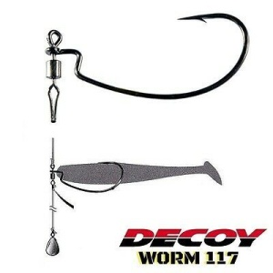 Carlige Offset Decoy Worm 117 HD - Img 3