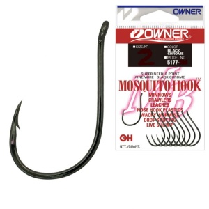 Carlige Owner 5177 Mosquito Hook Black Chrome - Img 2