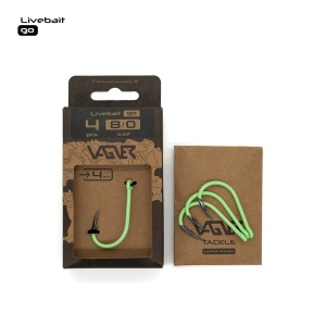 Cârlige Vagner Hook Livebait Go – Inovație pentru pescuitul modern la somn, cu vârf la 10 grade, ochet sudat și strat dublu luminescent pentru siguranță și eficiență maximă.