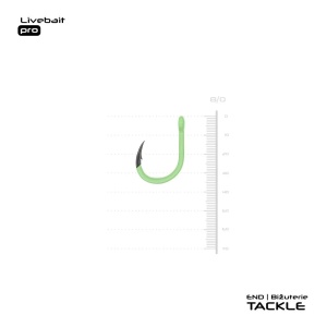 Cârlige Vagner Hook Livebait Pro – Echipament profesional pentru monturi hair-rig la somn, cu ochet sudat și strat luminescent pentru vizibilitate maximă.