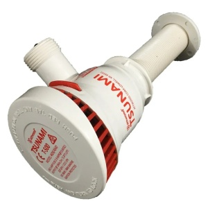 Cartuș Aerator Livewell Attwood Tsunami T-500 – Motor de schimb roșu (4640-1) cu ax din oțel inox și garnitură O-ring, gata pentru montaj rapid în carcasele seriei Tsunami