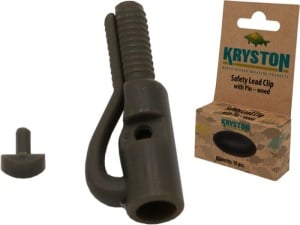 Clips Plumb Pierdut Kryston Safety Lead Clip Cu Pin Brown