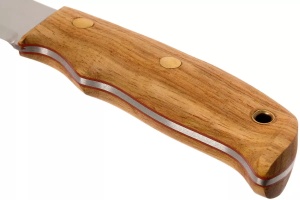 Cuțit Helle Didi Galgalu – Instrument full-tang premium cu lamă de 12,9 cm din oțel 12C27, mâner ergonomic din lemn Kiaat și teacă tradițională din piele.