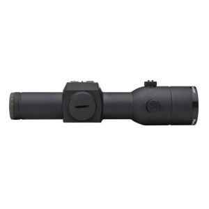 Aimpoint Hunter H30S 2 MOA montat pe pușcă bolt-action, red dot tubular compact 30 mm pentru vânătoare.