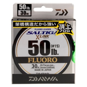 Fir Fluorocarbon Daiwa Saltiga X-Link Fluorocarbon Leader 30m - Img 3