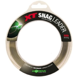 Fir Inaintas Monofilament Korda XT Snag Leader Subline Brown 100m