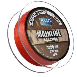 Fir Monofilament Asso Mainline Abrasion Red 1000m
