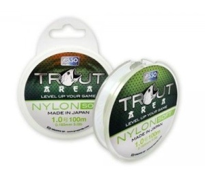 Fir Monofilament ASSO Trout Area Nylon Soft Green 100m
