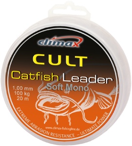 Fir Monofilament Inaintas Climax Cult Catfish Leader Hard 50m 0.90mm 60kg