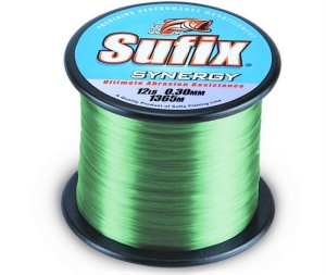 Fir Monofilament Sufix Synergy Carp Lo-Vis Green 610m - 3075m