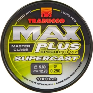 Fir Monofilament Trabucco Max Plus Line Supercast Yellow 1000m - Img 6