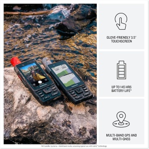 Garmin GPSMAP H1i Plus – dispozitiv GPS premium cu ecran tactil 3,5", tehnologie satelitară inReach®, camere integrate, hărți TopoActive și navigație multi-GNSS. Construcție MIL-STD-810, autonomie extinsă și funcții avansate pentru expediții, vânătoare și