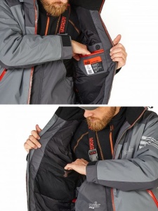 Geaca Norfin Verity Pro Gray - Img 3
