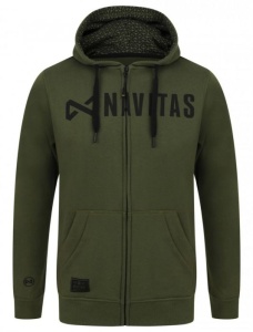 Hanorac Navitas Core Green Zip Hoody