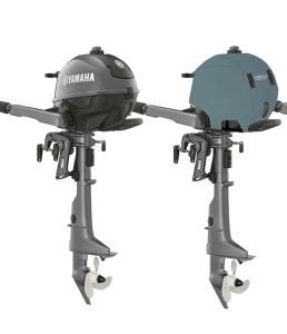 Husa Cap Motor Yamaha Ventilata Oceansouth, Motor 1 Cilindru 2.5 CP, An 2015-Prezent, Gri Y2.5-V