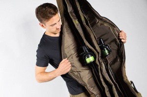 Husa Korda Compac 3 Rod Holdall 10ft 3 Lansete + 3 Mulinete 163x30x13cm - Img 5