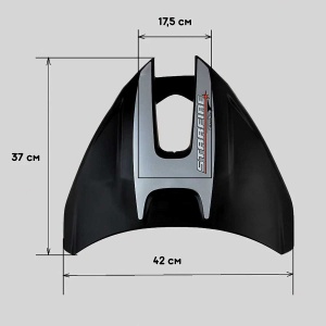 Hydrofoil StingRay Starfire pentru motoare de 40 - 300 CP – Stabilizator nautic premium fabricat în SUA, inovație cu montaj No-Drill fără găurire și nivel moderat (Nivel 2) de ridicare a provei.
