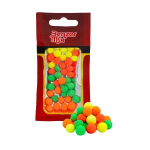 Instant Fitopuffi Benzar Mix Mini – momeală flotantă cu fitoplancton, ideală pentru pescuitul la novac și sânger, perfectă pentru prezentare în norul de nadă.
