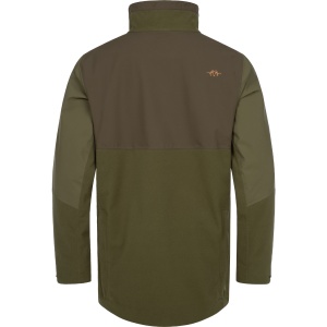 Jachetă impermeabilă și silențioasă de vânătoare Blaser Silence 2L Jacket Men Dark Olive Dark Brown cu buzunare magnetice.