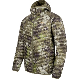 Jachetă vânătoare Blaser Challenger Airflake Camo cu izolație sintetică și camuflaj HunTec.