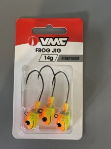 Jig VMC Frog Jighead Firetiger 3buc/plic - Img 3