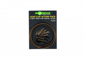 Kit Montură Plumb Pierdut Korda Lead Clip Action Pack - Img 2