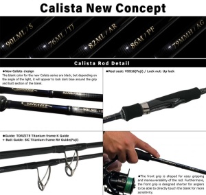 Lanseta Yamaga Blanks Calista 9MMH/AG 2.38m 35g 2buc - Img 4