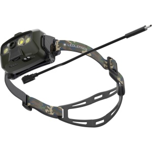 Lanterna frontala Ledlenser HF8R Core RGB cu Adaptive Light Beam si iluminare RGB