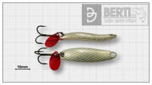 Linguriță Oscilantă Berti Taifun Micro Patrate 4cm / 5.5g Silver