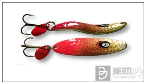 Linguriță Oscilantă Berti Taifun Paint Dragon Skin Nr.1 53mm 7g Pink Tail